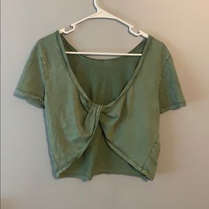 Size medium arie backless twist top